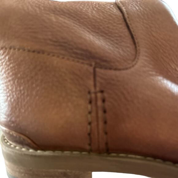 Franco Sarto Women's Meyer Knee High Light Brown Premium Leather Riding Boot - 6 - Picture 7 of 8